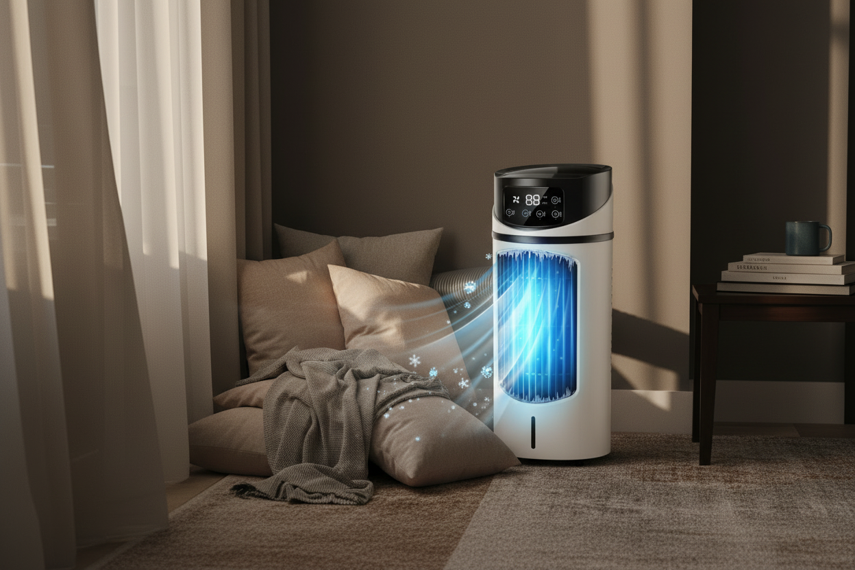 Air Cooler Bedroom Lifestyle